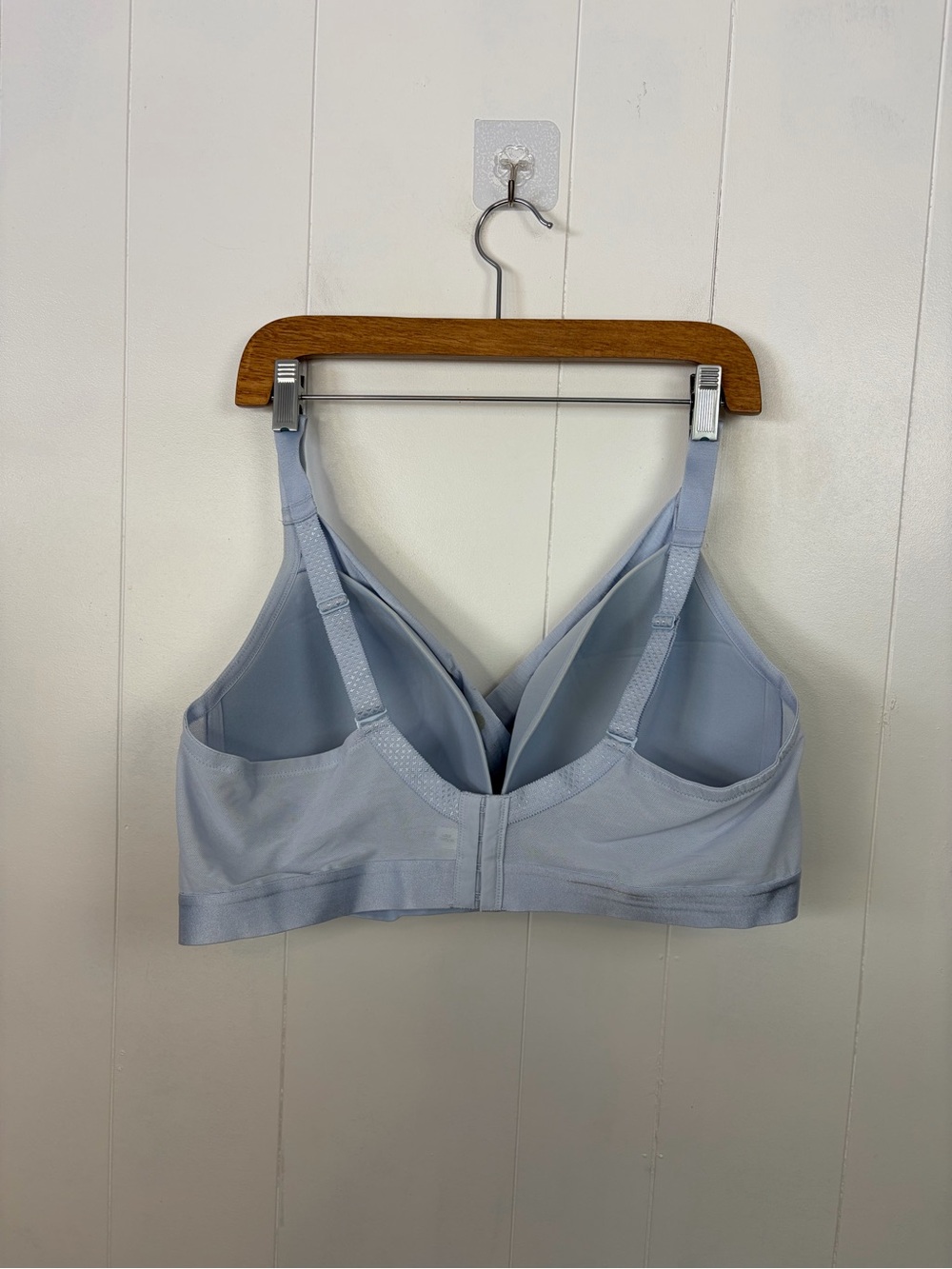 Deesse Blue Wireless Lounge Bra Lightly Lined Wire Free Size 42D Lingerie - Picture 2 of 4
